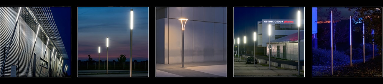 Exempels for light columns