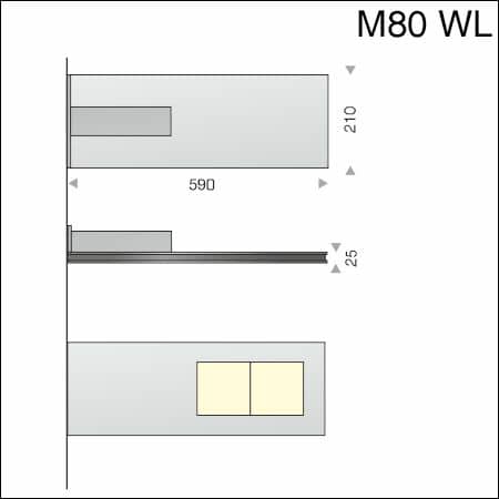 technical drawing TABULARE A WL