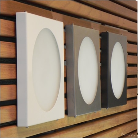 three Wall light / Ceiling light ANGOLARE QR in silver, Grey and white