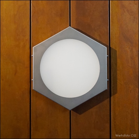 Wall light / Ceiling light ANGOLARE SR, color silver
