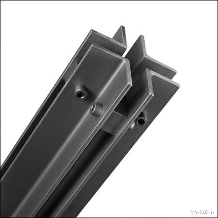 Poles 4-angle profile stainless steel