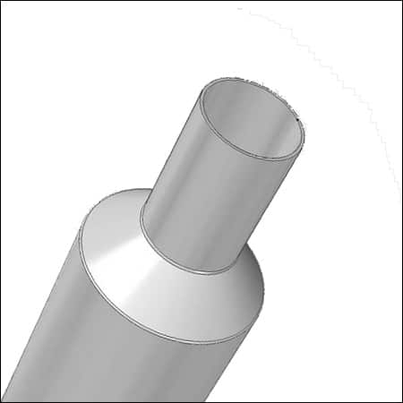 Round tubular steel poles - technocal drawing
