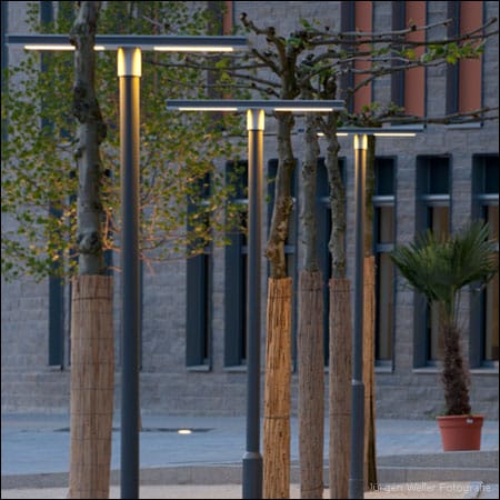 Round tubular steel poles