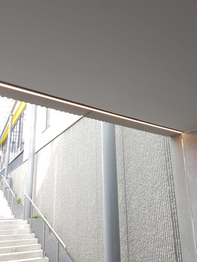 Dormagen Station LED Line U20 Recessed Luminaire – Façade Lighting