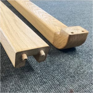 LED wooden handrail for Tropical Island in Brandenburg