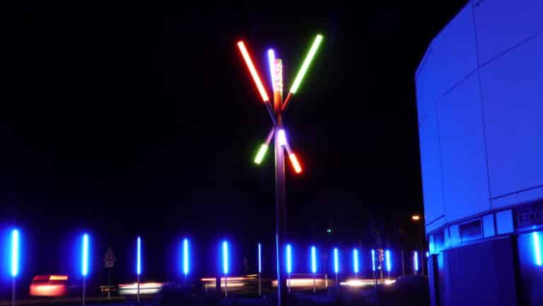 MICCADO project luminaire and FIACCOLA floor lamp