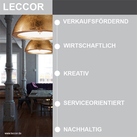Ausstellung / Verkauf / Beratung 2 LECCOR LICHT FORUM – Ausstellung / Beratung / Verkauf / - verkaufsfördernd