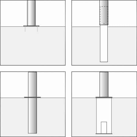 Edelstahl LED Handlauf LAMANO U40x40 - technische Zeichnung