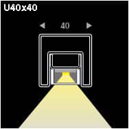 LED-Handlauf LAMANO U40x40