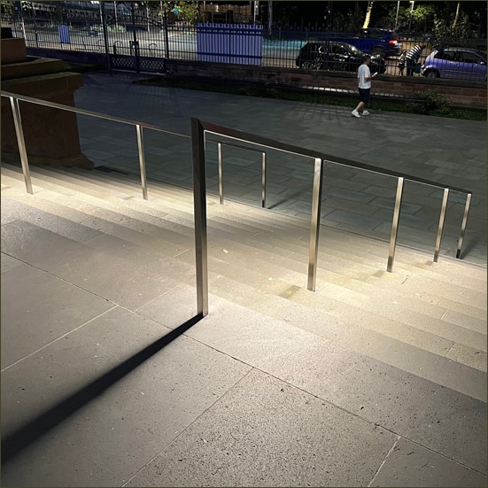 Handrail Stainless Steel LED