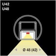 Edelstahl LED Handlauf LAMANO U42 | U48 | U60