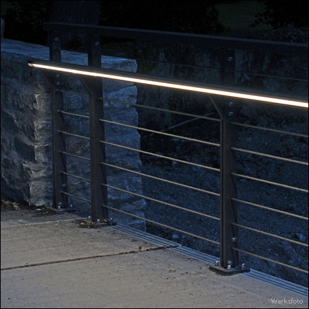 LED Edelstahl Handlauf LAMANO U42 | U48 | U60